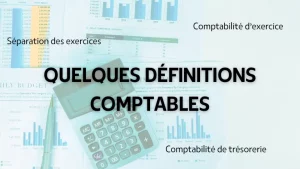 Définitions des termes comptables
